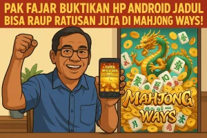 Pak Fajar Buktikan HP Android Jadul Bisa Raup Ratusan Juta di Mahjong Ways!